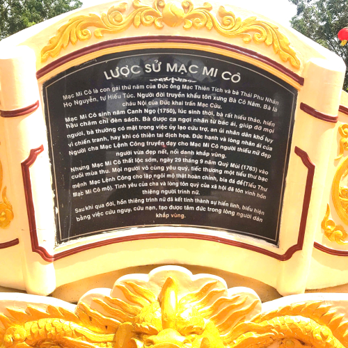 Lược Sử Bà Mạc Mi Cô - Người Con Gái Hiếu Thảo, Nhân Hậu Của Dòng Họ Mạc Tại Hà Tiên